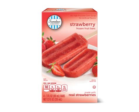 sundae shoppe ice cream bars|aldi strawberry ice cream bars.